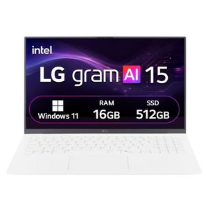 LG전자 2026 그램 AI 15 코어 Ultra5에센스 화이트 (1,699,800원/무료)