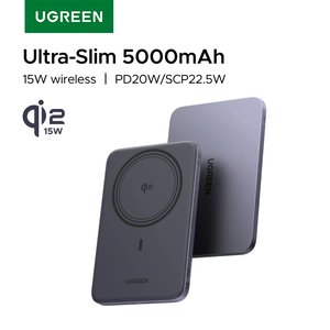 유그린 울트라 슬림 Qi2 15W 마그네틱 보조배터리 (36,508원 / 무료 / 직배가능)