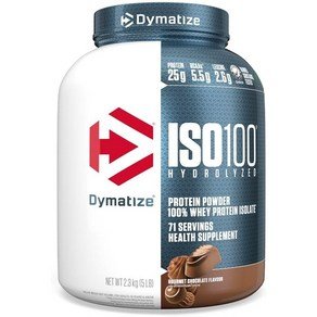 다이마타이즈 ISO 100 웨이 프로틴 파우더 단백질 보충제 고메 초콜릿(Gourmet Chocolate), 2.3kg, 1개 (135,280원)