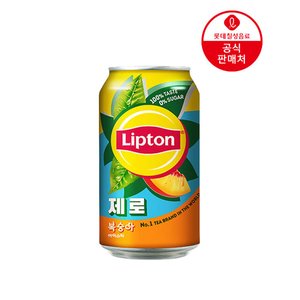 립톤 제로 아이스티 복숭아 355ml, 24캔 (10,300원) (무료)