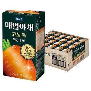 매일야채 고농축 주스 당근의 힘, 125ml, 24개 (16,300원/무료)
