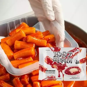 1997떡볶이(상온) 오리지널 1팩 + 로제 1팩 + 까르보나라 1팩 (8,250원/무료)