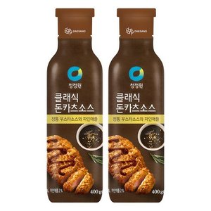 청정원 클래식 돈카츠 소스, 400g, 2개 (3,180원) (무료)