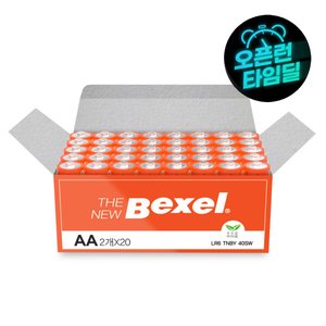 벡셀 더뉴 알카라인 AA건전지 40개입 (11,820원/무배)