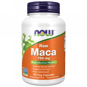 나우푸드 로우 마카 750mg 베지 캡슐, 90정, 1개 (15,870원)