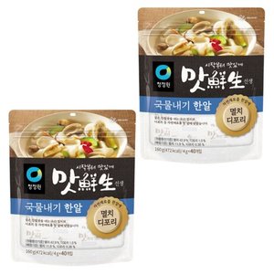 맛선생 멸치 디포리 국물내기 한알 40개입, 160g, 2개 (10,560원)