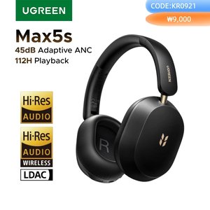 UGREEN 2026년형 Max5s 무선 헤드폰 (34원 / 무료)