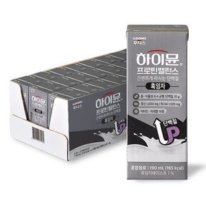 하이뮨 프로틴 밸런스 흑임자, 190ml, 24개 (19,960원)