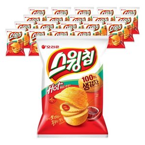 오리온 스윙칩 볶음고추장맛, 60g, 20개 (16,650원) (무료)