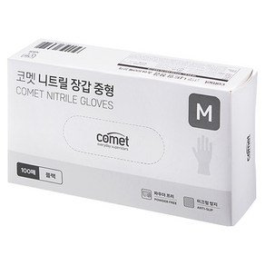 코멧 니트릴장갑 블랙, 중(M), 100개입, 1개 (7,990원)