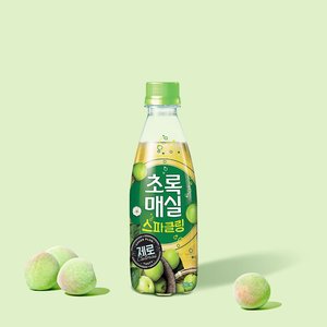 초록매실 스파클링 제로 350ml x 20입 (9,960원/무료)