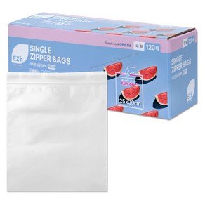 이지엔 EZn이지엔 베이직 싱글지퍼백, 대(L), 120개입, 1개 (8,890원)