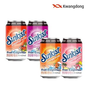 썬키스트 제로 소다 355ml 24+24 골라담기 (21,110원) (무료)