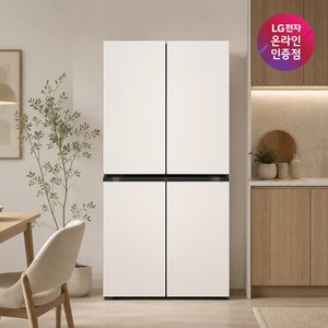 LG 디오스 AI 오브제컬렉션 4도어 냉장고 870L 1등급 T876MEE011(189만원/무배)