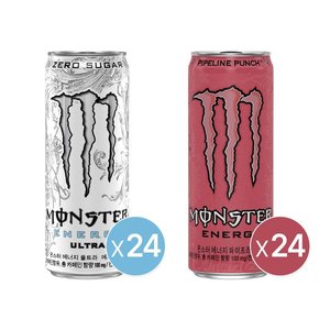 몬스터에너지 울트라 355ml 24CAN + 파이프라인 펀치 355ml24CAN (47,175원) (무료)