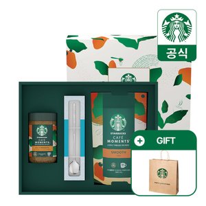 스타벅스 카페모먼트 스무스 기획팩 (병 65g+파우치 100g+스터링 스푼) (19,550원) (무료)