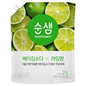 순샘 베이킹소다 주방세제 라임향, 1개, 2L (5,400원)