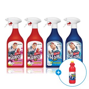 홈스타 세정제 500ml 4개+배수구 세정제 1L(카페 11,067원/무배)