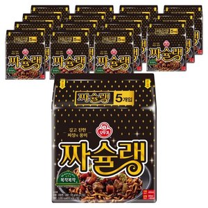 오뚜기 짜슐랭 145g, 80개, (5개입 X 16팩) (29,960원) (무료)
