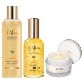달바 비타 토닝 세럼토너 180ml + 캡슐세럼 100ml + 캡슐크림 55g 세트, 1세트 (62,880원)