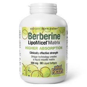 네추럴팩터스 베르베린 리포미셀 매트릭스 500mg 리퀴드 소프트젤, 90정, 1개 (37,400원)