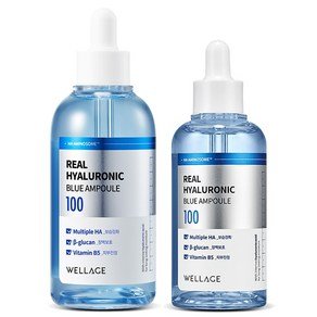 웰라쥬 리얼 히알루로닉 블루 100 앰플 100ml + 75ml 세트, 1개 (24,710원)
