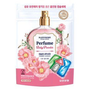 해피홈 퍼퓸 파워캡슐 베이비파우더, 30개입, 1개 (11,480원)