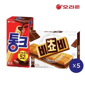 오리온 비쵸비 125g 5개 + 통크 45g 5개 (14,400원) (무료)