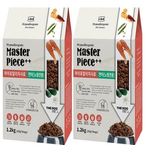 더독 노령견용 닥터소프트 명작 하이포알러지 소프트사료, 연어, 1.2kg, 2개 (31,200원)