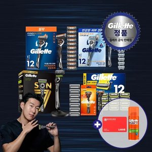 질레트 프로글라이드/스킨텍 면도기+면도날 12입 (31,530원/무료)