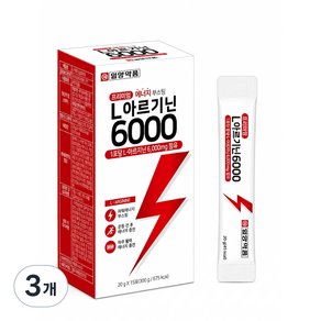 일양약품 L 아르기닌 6000 15p, 300g, 3개 (25,900원)