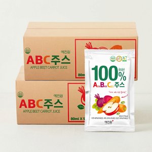 예진원 국내산 ABC주스, 80ml, 100포, 1개 (18,130/무료)