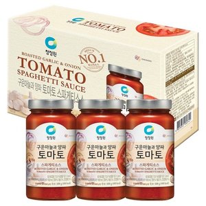 청정원 토마토 스파게티소스, 600g, 3개 (9,350원)