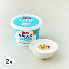후디스그릭요거트 일동후디스 그릭요거트 달지않는 플레인, 450g, 2개 (10,240원)