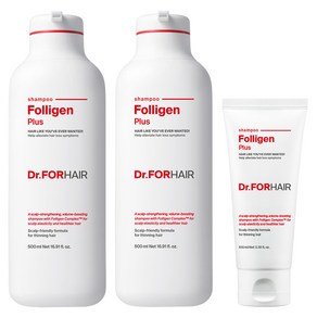 닥터포헤어 폴리젠 플러스 탈모 완화 샴푸 500ml x 2p + 100ml, 1.1L, 1개 (27,360원)