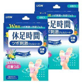 휴족시간 지압 자극 쿨링시트, 4개입, 2개 (5,490원)