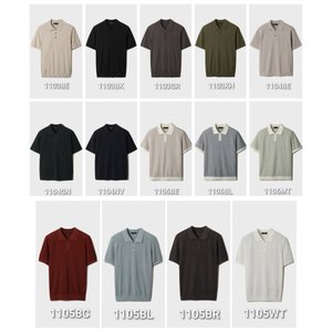앤드지 남성 신상품 여름 반팔 니트 카라티 14종 (29,700원/무배)