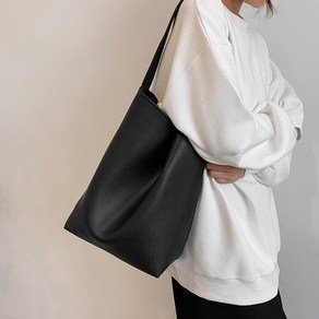 엘쏘 연예인 대용량 가죽 토트 데일리 빅 버킷백 (31,900원)