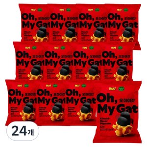 바프 오마이갓 팝콘 김치시즈닝맛, 24개, 80g (35,600원)