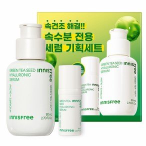 이니스프리 그린티 씨드 히알루론산 세럼 80ml + 10ml 세트, 1개 (11,220원)