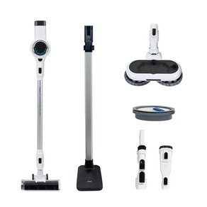 iRoom 아이룸 무선 스틱 청소기 BLDC 흡입력 좋은 진공 청소기 윈드포스 F9 + 다양한 구성품 + 평생AS, F9 무선청소기, 화이트 (109,000원)