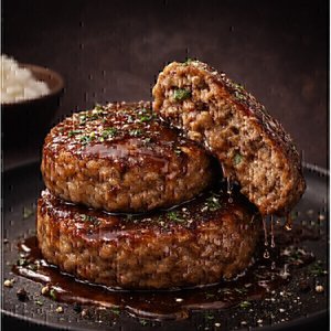 국산 한돈 함박스테이크 2kg(1kg+1kg) (18,150원) (무료)