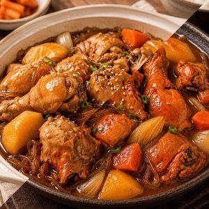 춘천 가마솥 찜닭 1KG+1KG (매콤/간장) 골라담기 (13,380원/무료)