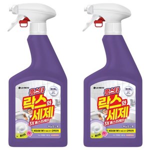 홈스타 락스와세제 3X 폼스프레이 후로랄 욕실청소용 900ml 2개 (6,490원) (무료)