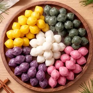 굳지않는 모듬 오색송편 1kg (10,120원/무료)
