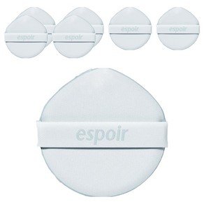 에스쁘아 실크스킨 레이어 쿠션 에어 퍼프 7p, 1개, 하늘색 (7,900원)