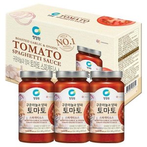 청정원 토마토 스파게티소스, 600g, 3개 (8,940원) (무료)