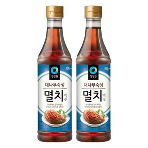 청정원 대나무숙성 멸치액젓, 1kg, 2개 (6,550원)