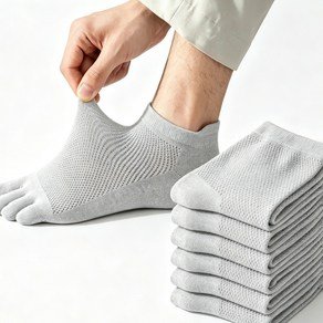 ZIRON 지이론 남성 항균면 무봉제 기능성 단목 발가락양말 6켤레 (23,310원)