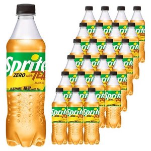 스프라이트 제로 사이다 with TEA, 500ml, 24개 (13,400원) (와우무배)